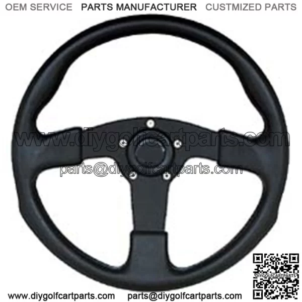 Steering Wheel - 3 Spoke Black