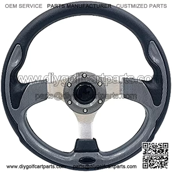 Universal 12.5?? Golf Cart Steering Wheel for Golf Cart Club Car Yamaha 320mm EZGO Steering Wheel Fit Club Car DS and Precedent - Image 2