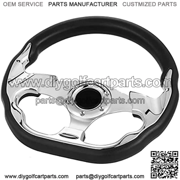 13 Inch Golf Cart Accessories Steering Wheel Carbon Fiber For Golf Cart Club Car DS & Precedent, EZGO TXT/RXV Yamaha - Image 2