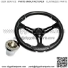 Club Car Precedent Golf Cart Steering Wheel 13 Inch Carbon Fiber w/ Adapter