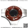 Super Sport Woodgrain Steering Wheel W/ Adapter For Club Car Precedent Golf Cart - Image 4