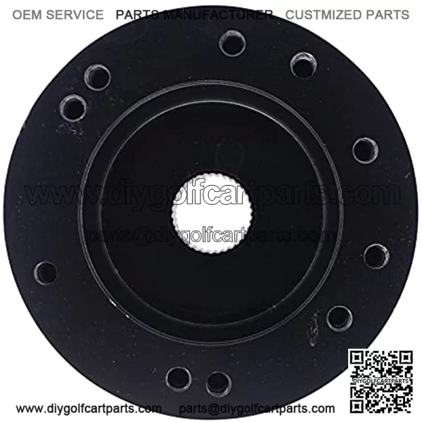 Steering Wheel Hub Adapter for Club Car DS Golf Cart wheels Black - Image 4