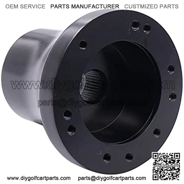 Steering Wheel Hub Adapter for Club Car DS Golf Cart wheels Black - Image 5