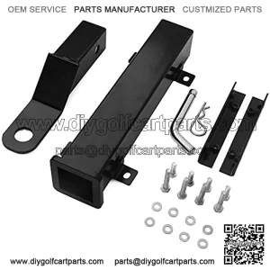 Golf Cart Trailer Hitch fits on Backseat Footrest-Club CAR,EZGO,Yamaha