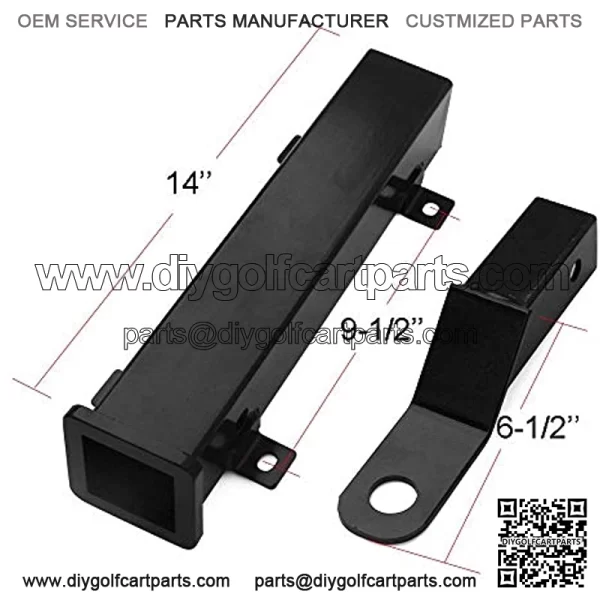 Golf Cart Trailer Hitch fits on Backseat Footrest-Club CAR,EZGO,Yamaha - Image 2