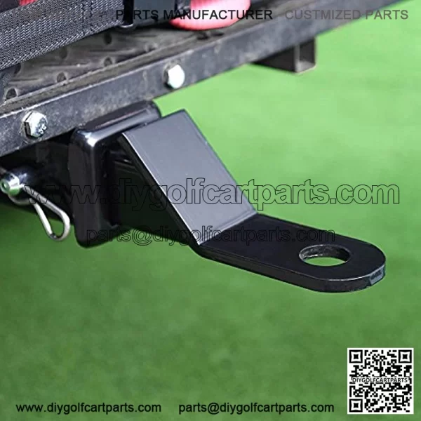 Universal Golf Cart Rear Seat Trailer Hitch with Receiver for Step on Back of Golf Cart - Image 2