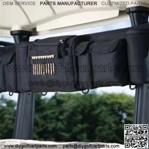 Golf Cart Padded Organizer (Weather Protected) - Fits all Carts