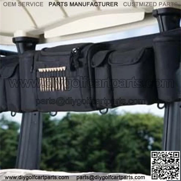 Golf Cart Padded Organizer (Weather Protected) - Fits all Carts