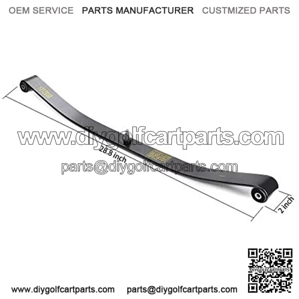 Golf Cart Heavy Duty Front Leaf Spring Kit for 1981-up, Precedent 2004-2008, Gas and Electric - Image 3