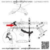 Golf Cart Heavy Duty Rear Leaf Spring 3 Leaf for 1981-up Golf Cart 1014675 - Image 2