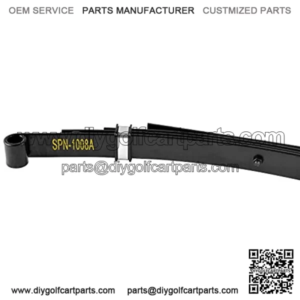 Golf Cart Heavy Duty 4-Leaf Springs Kit with Bushing & Sleeve Sleeves U Bolt for 1981-up 1014675 - Image 4