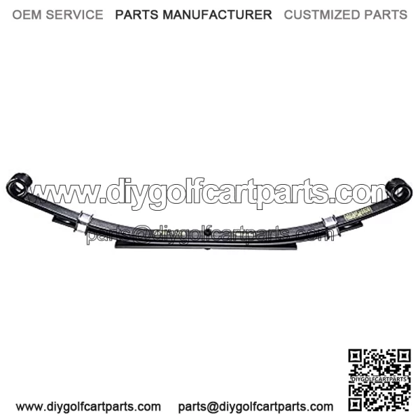 Set of 2 Rear Leaf Springs Compatible with Golf Cart Heavy Duty Dual Action with Bushings - Image 3