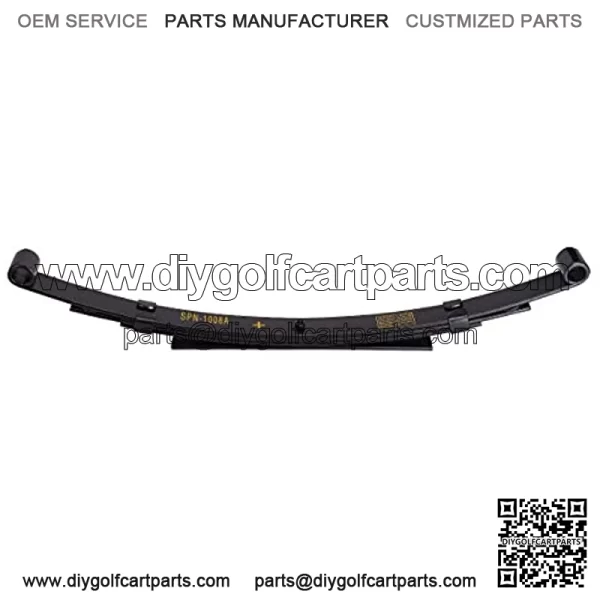 Golf Cart Heavy Duty Rear Spring Kit 4-Leaf with Bushings Sleeves U Bolt for 1982-up Gas & Electric - Image 5