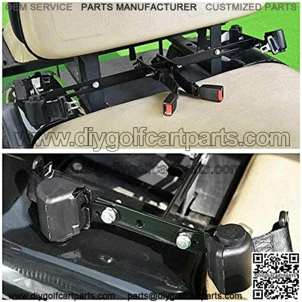 Supermotorparts Universal 4 Passenger Retractable and Bracket Kit for EZGO, Yamaha, Club Car Golf Cart - Image 3