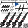 Universal Golf Cart Seat Belt Bracket Kit for Club Car Yamaha Retractable 47.64" Seat Belt One Piece Solid Design Bracket??Not Fit 2 Passengers Club Car Precedent/Yamaha G29/Drive/Drive2 RXV??
