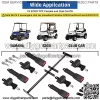 Universal Golf Cart Seat Belt Bracket Kit for Club Car Yamaha Retractable 47.64" Seat Belt One Piece Solid Design Bracket??Not Fit 2 Passengers Club Car Precedent/Yamaha G29/Drive/Drive2 RXV?? - Image 2