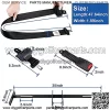 Universal Golf Cart Seat Belt Bracket Kit for Club Car Yamaha Retractable 47.64" Seat Belt One Piece Solid Design Bracket??Not Fit 2 Passengers Club Car Precedent/Yamaha G29/Drive/Drive2 RXV?? - Image 3