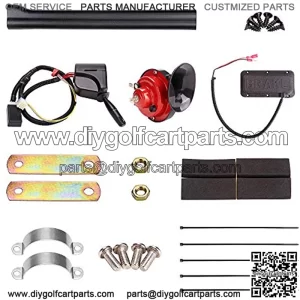 Golf Cart Universal Deluxe Light Upgrade Kit for Yamaha Club Car 9-pin Plugs Only (Must Input 12 Volts)