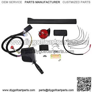 Golf Cart Universal Light 9-pin Plug Upgrade Kit (Must Input 12 Volts)