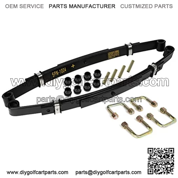 Heavy Duty Deluxe Rear Leaf Spring Kit for TXT 1994+ Electric & Gas Golf Carts (3 Leafs/Set of 2) - Image 4