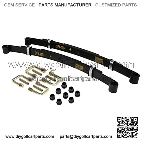Heavy Duty Deluxe Rear Leaf Spring Kit for TXT 1994+ Electric & Gas Golf Carts (3 Leafs/Set of 2) - Image 5