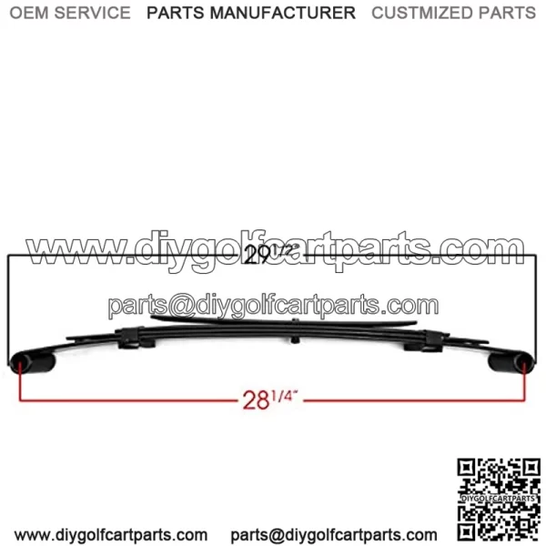 Club Car Precedent Heavy Duty Deluxe Rear Leaf Spring Kit - Image 4