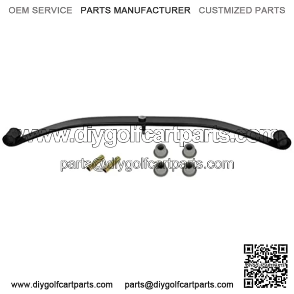 Heavy Duty Front Leaf Spring Bushings and Sleeves 1 Leaf Spring Kit with Bushings & Sleeves for Club Car Precedent Model Golf Carts 2004 to Present for Cluba? Cara? Precedenta? Leafa? Springs - Image 3