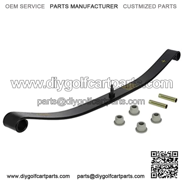 Heavy Duty Front Leaf Spring Bushings and Sleeves 1 Leaf Spring Kit with Bushings & Sleeves for Club Car Precedent Model Golf Carts 2004 to Present for Cluba? Cara? Precedenta? Leafa? Springs - Image 4