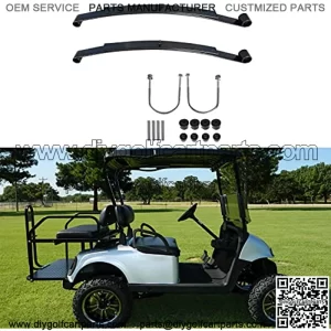 Golf Cart Rear 2 - Leaf Spring Kit with Bushings & Sleeves Heavy Duty Replacement for 2008 - Up RXV Golf Cart 603498 604494