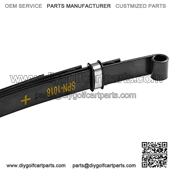 TXT Rear Heavy Duty Leaf Spring W/Bushings & Sleeves Kit for 1994-Up Golf Cart - 4 Leaf - Image 4