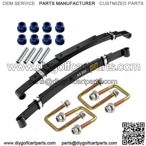 EZGO TXT/RXV Golf Cart Heavy Duty 2pcs 3pcs 4pcs Leaf Spring Kit