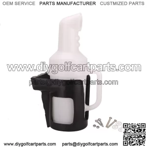 Golf Cart Sand Bottle W/ Handle Includes Holder Fit EZGO Club Car Yamaha