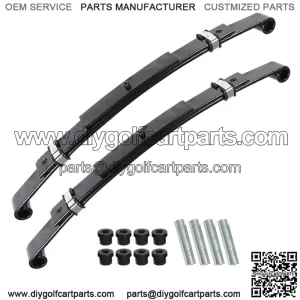 For EZGO TXT 96-13 GAS OR ELECTRIC 3-Leaf Heavy Duty Rear Leaf Springs 2PCS