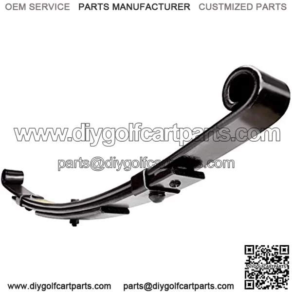 Golf Cart Heavy Duty 3-Leaf Rear Spring Kit for EZGO TXT Medalist 1994.5-up, with Bushings Sleeves & U Bolts, OEM# 70247-G01 70474-G01 70505-G01 603109 - Image 4