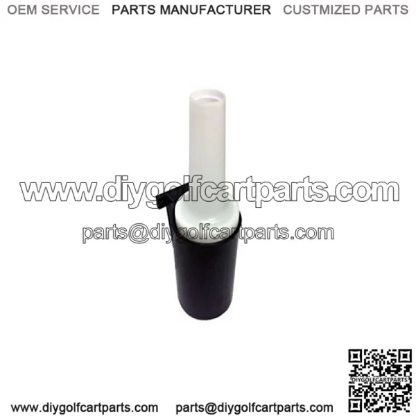 Sand Bottle Divot Filler Kit with Black Plastic Holder for Golf Carts