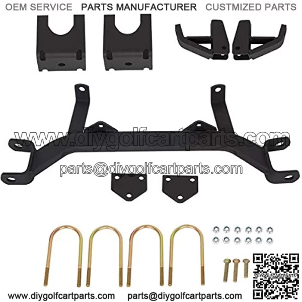 5" Axle Golf Cart Lift Kit Compatible with 1994-2001.5 EZGO TXT/Medalist Gas Models