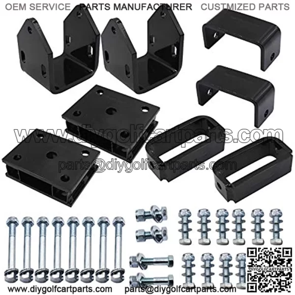 4" Block Golf Cart Lift Kit For EZGO 1994.5-2001.5 Gas TXT/Medalist Model - Image 2