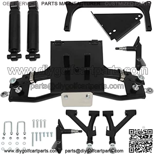 Front 6" A-Arm Golf Cart Lift Kit for Yamaha G29 Drive Gas/Electric 2007-Up Heavy Duty Lift Kit - Image 3