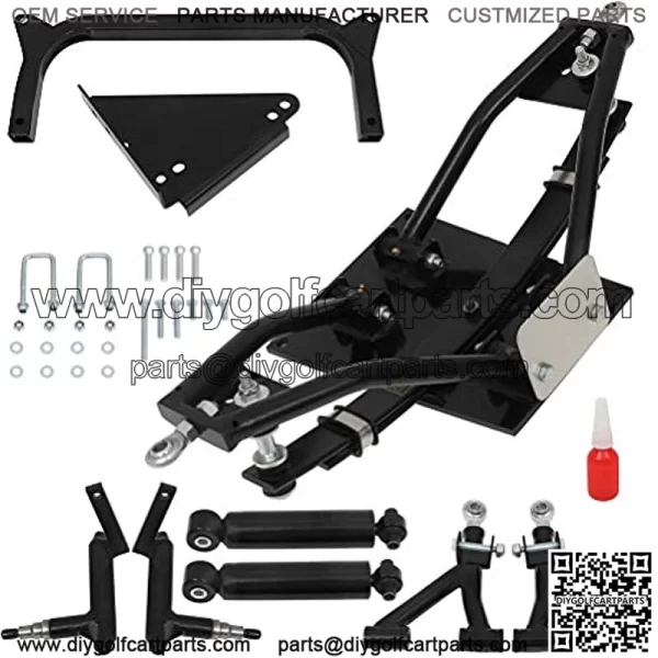 Front 6" A-Arm Golf Cart Lift Kit for Yamaha G29 Drive Gas/Electric 2007-Up Heavy Duty Lift Kit - Image 5