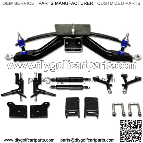 Golf Cart Lift Kit 6" A-Arm Will fit E-Z-Go RXV Electric Golf Carts