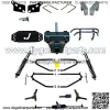 Club Car Precedent (04-Up Golf Cart) Long Travel Lift Kit with Front Independent Suspension - Image 2