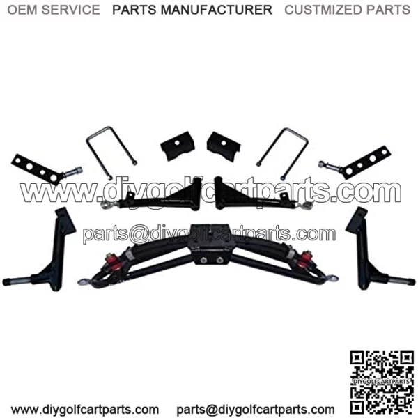 6" Double A-Arm Lift Kit for 2004-Up Club Car Precedent Gas/Electric