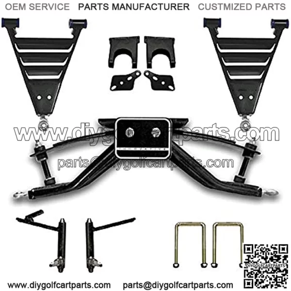 Heavy Duty 6" A-Arm Lift Kit Club Car DS Cart 2004.5-2014 (Plastic Caps)