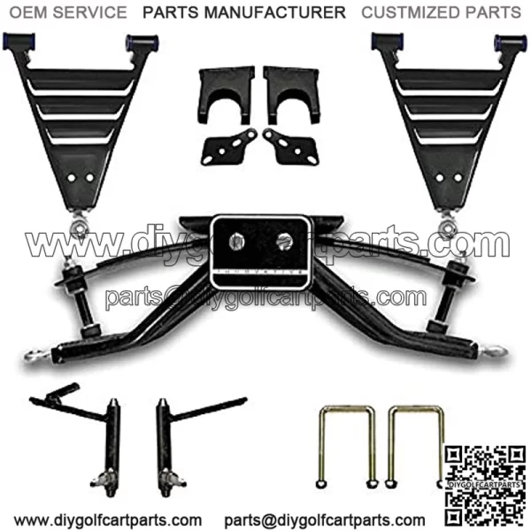 Heavy Duty 6" A-Arm Lift Kit Club Car DS Cart 2004.5-2014 (Plastic Caps) - Image 2