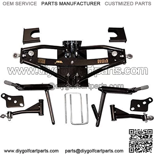 3G A-Arm Deluxe 6" Lift Kit for Club Car DS Golf Carts- fits 1984-2003