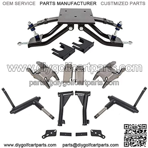 NEW 6" Double A-Arm Lift Kit compatible with Club Car DS Golf Cart 1982-2003 Electric/Gas,Easy to install, shipping from overseas warehouse
