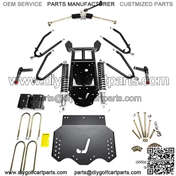 Long Arm Travel Lift Kit for EZGO TXT (2001.5-2009 Gas Models) - Image 2