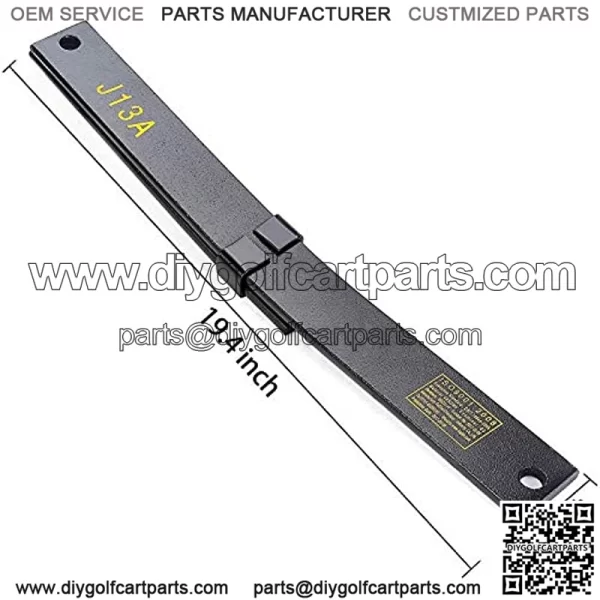 Golf Cart Front Leaf Spring for EZGO TXT 2001-2003 Gas & Electric, OEM# 70664-G01 70664-G02 70597-G03 70664G02 70664G03P - Image 2
