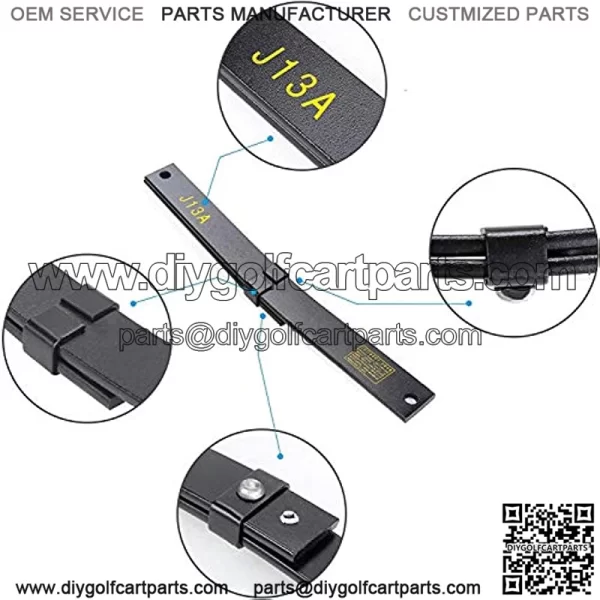 Golf Cart Front Leaf Spring for EZGO TXT 2001-2003 Gas & Electric, OEM# 70664-G01 70664-G02 70597-G03 70664G02 70664G03P - Image 3