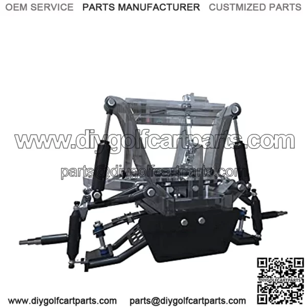 4" Heavy Duty Double A-Arm Suspension Lift Kit for Yamaha Drive G29 Golf Cart - Image 2